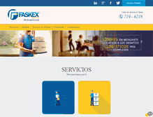 Tablet Screenshot of faskex.com